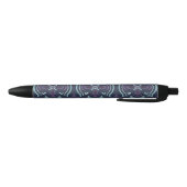Stylo Noir blueish floral tiling pattern (Bas)