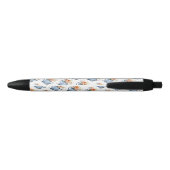 Stylo Noir Boho Rust Orange Aquarelle Fleurs Arrosage Can (Dos)