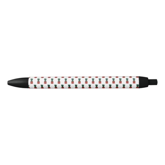 Stylo Noir Bons Bons Fraises (Devant)