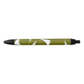 Stylo Noir Boomerangs Rétro (Devant)