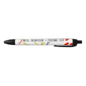 Stylo Noir Botaniques lumineuses Moderne tendance Petite entr (Bas)