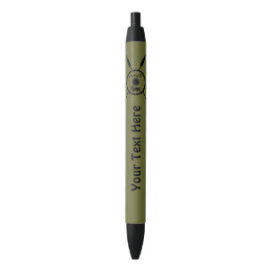 Stylo Noir Bouclier Maccabee Soumis Et Voies