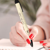 Stylo Noir Boulangerie au logo de gâteau