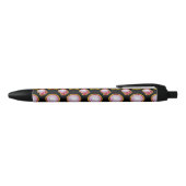 Stylo Noir Boule de cristal pastel (Haut)