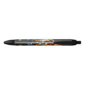 Stylo Noir Boule de golf blanche (Dos)