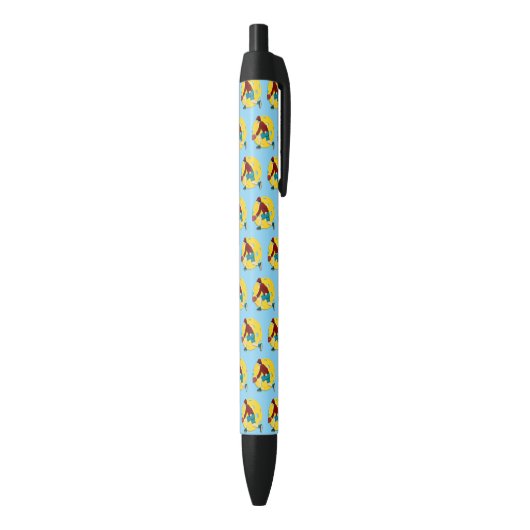 Stylo Noir Boule de pique (Bas (Vertical))