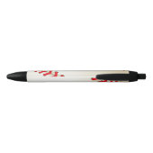 Stylo Noir Boule du base-ball de base-ball (Dos)