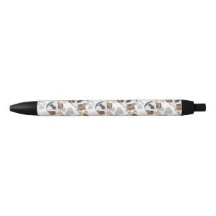 Stylo Noir Bouledogue de l'anglais de motif de pattes de