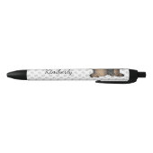 Stylo Noir Bouledogue français bringé / Frenchie Chien mignon (Bas)