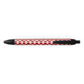 Stylo Noir Bouquet de gerbera rouge (Dos)