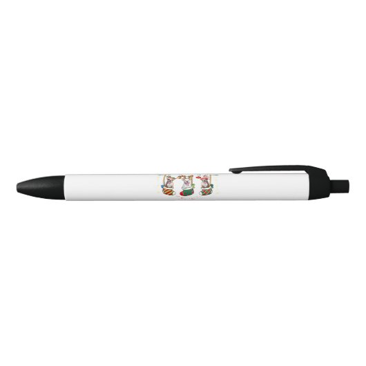 Stylo Noir Boxer drôle lumières Noël Chaussettes Amoureux des (Haut)