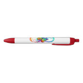 Stylo Noir Bright infinity with rainbow butterfly (Bas)
