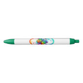 Stylo Noir Bright infinity with rainbow butterfly (Devant)