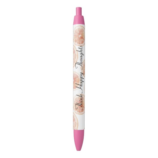 Stylo Noir Brise d'été Pamplemousse (devant Vertical)
