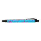 Stylo Noir Brise Fleur Bleu-vert (Haut)