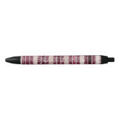 Stylo Noir Brousse rose Bourgogne rouge Parties scintillant r (Devant)