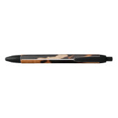 Stylo Noir Brown Black Cream Faux Cow Print (Dos)