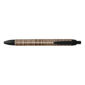 Stylo Noir Brown Gold Stripes   (Dos)