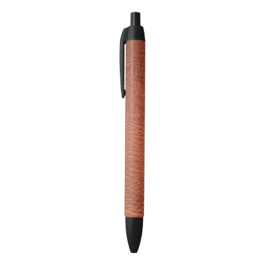 Stylo Noir Brown leather (Haut (Vertical))