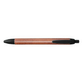 Stylo Noir Brown leather (Dos)