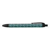 Stylo Noir Bugs Turquoise Dragonflies Paraphe (Haut)