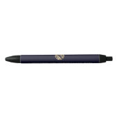 Stylo Noir Bureau d'affaires Blue Gold Navy (Devant)
