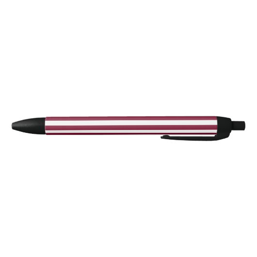 Stylo Noir Burgundy et blanc rayures de bonbons (Bas)