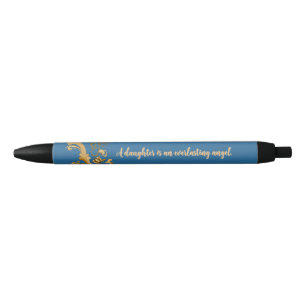STYLO NOIR CADEAU D'AMOUR POUR LA FÊTE DES FILLES