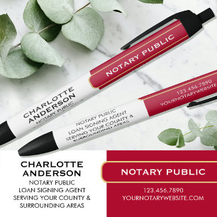 Stylo Noir Cadeau promotionnel classique de notaire public Ro