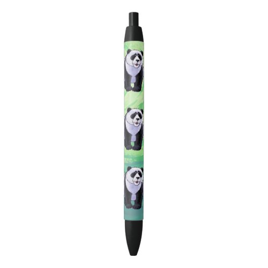 Stylo Noir Cadeaux et Accessoires de Panda (devant Vertical)