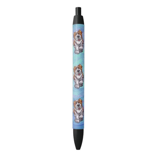 Stylo Noir Cadeaux et accessoires St. Bernard (devant Vertical)