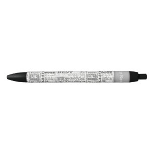 Stylo Noir Cadeaux personnalisés pour la fête du 90e annive