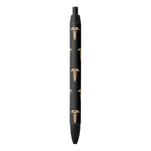 Stylo Noir Caducée