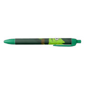 Stylo Noir Caméléon vert mignon (Bas)