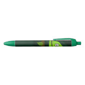Stylo Noir Caméléon vert mignon (Haut)