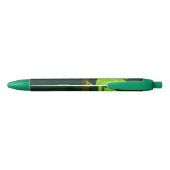 Stylo Noir Caméléon vert mignon (Dos)
