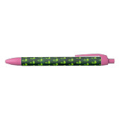 Stylo Noir Caméléon vert mignon (Haut)