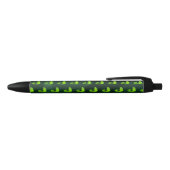 Stylo Noir Caméléon vert mignon (Haut)