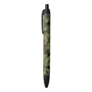 Stylo Noir Caméra militaire numérique verte