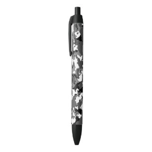 Stylo Noir Camion de glace d'hiver
