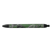Stylo Noir Camo de l'armée verte funky (Devant)