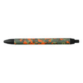 Stylo Noir Camo vert avec lame de sécurité Orange (Devant)
