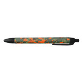 Stylo Noir Camo vert avec lame de sécurité Orange (Bas)