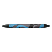 Stylo Noir Camouflage bleu noir gris Armée de guerre militair (Devant)