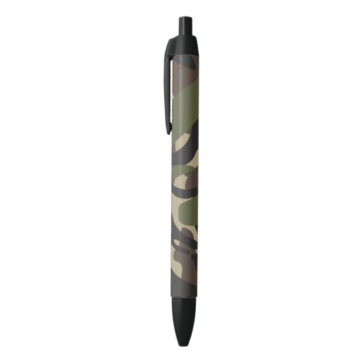 Stylo Noir Camouflage de l'armée  (Haut (Vertical))