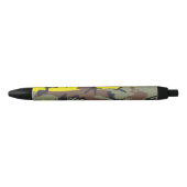 Stylo Noir Camouflage jaune et Brown, Militaire, Armée (Devant)