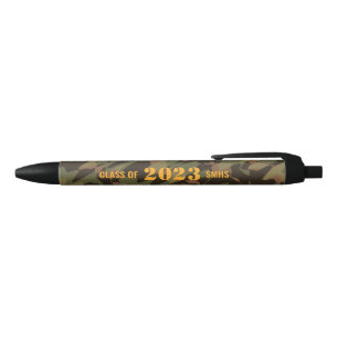 Stylo Noir Camouflage professionnel personnalisé Woodland Gr