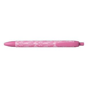 Stylo Noir Camouflage rose