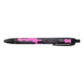 Stylo Noir Camouflage rose et noir (Bas)