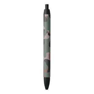 Stylo Noir Camouflage vert
